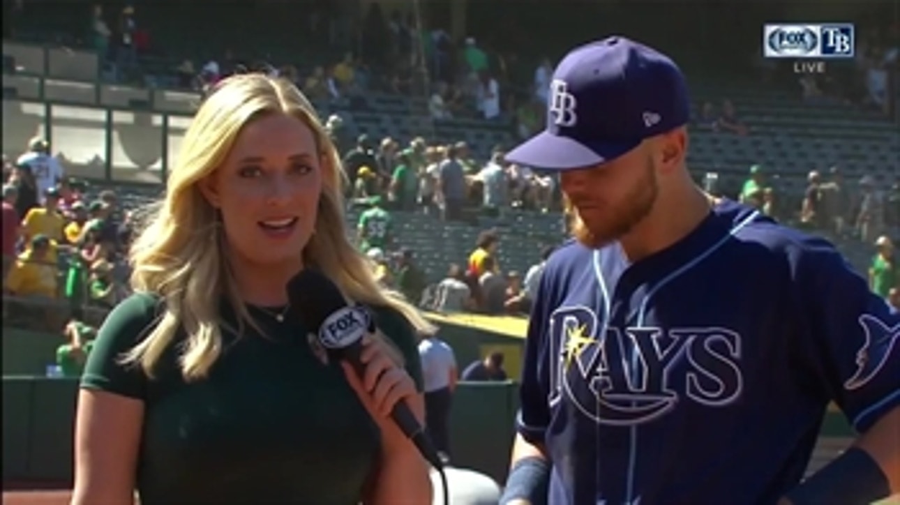 Mike Brosseau talks about how special his MLB debut was for Rays