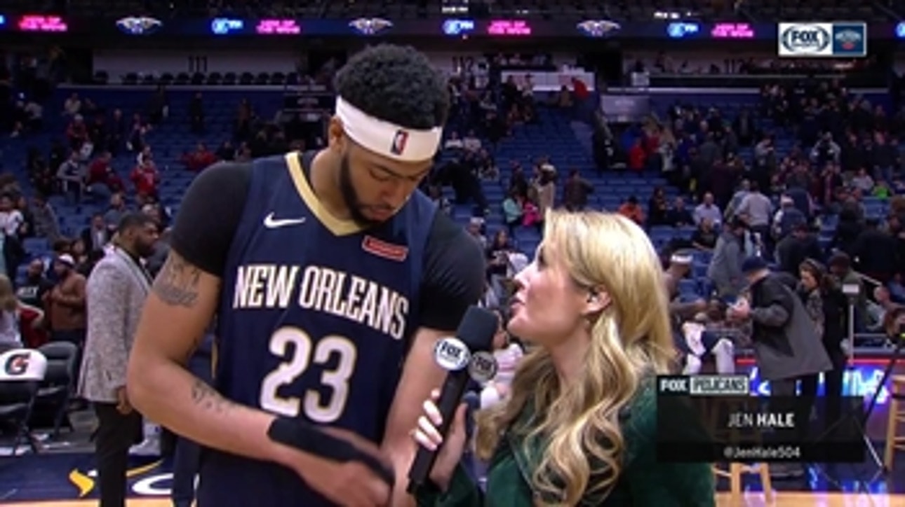 Anthony Davis on Pelicans 119-113 win over the Trail Blazers