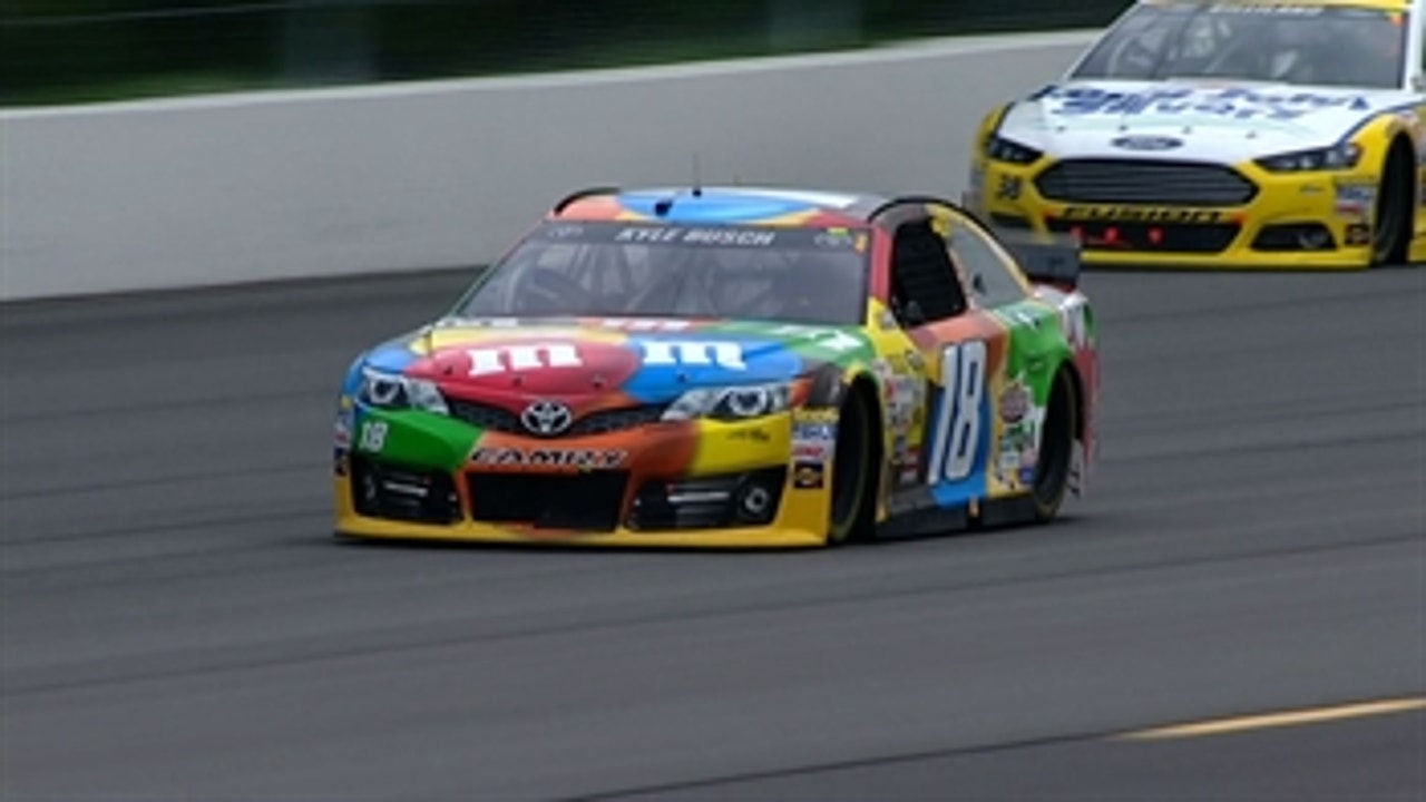 CUP: Kyle Busch Out with Engine Troubles - Pocono 2014