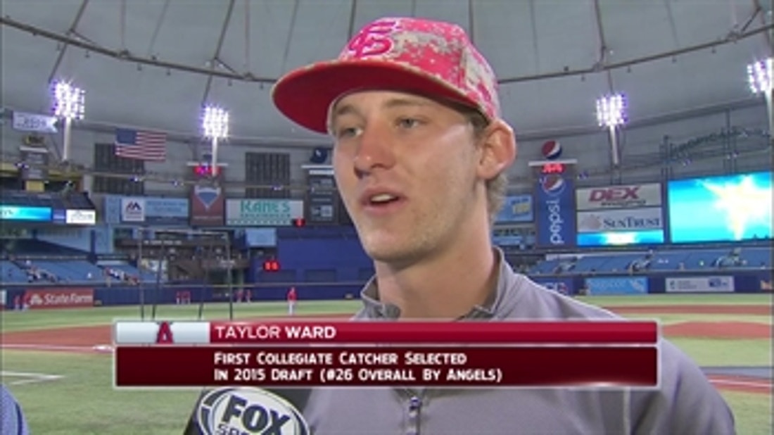 Taylor Ward baseball player in uniform