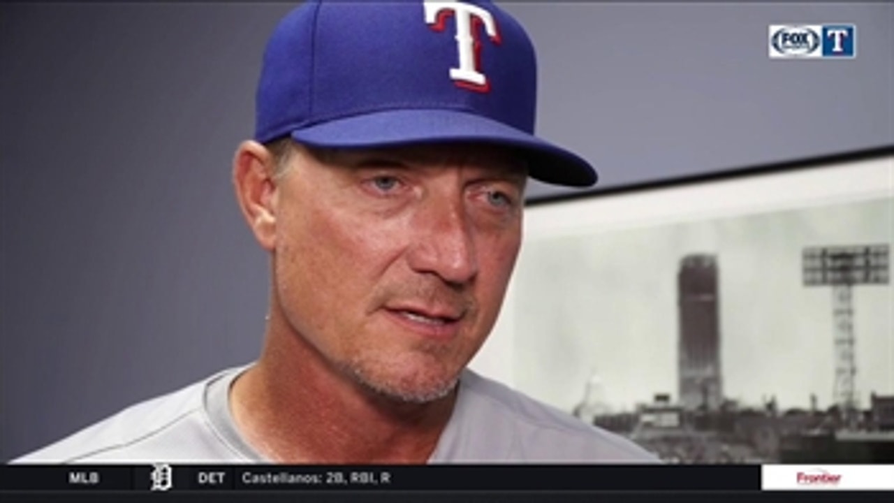 Jeff Banister talks tough 8-4 loss to Red Sox
