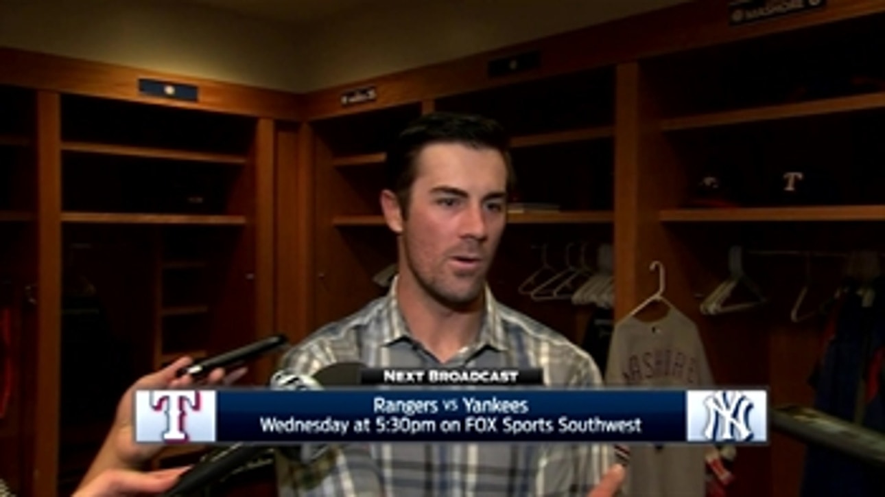 Cole Hamels on getting the 7-1 win in New York