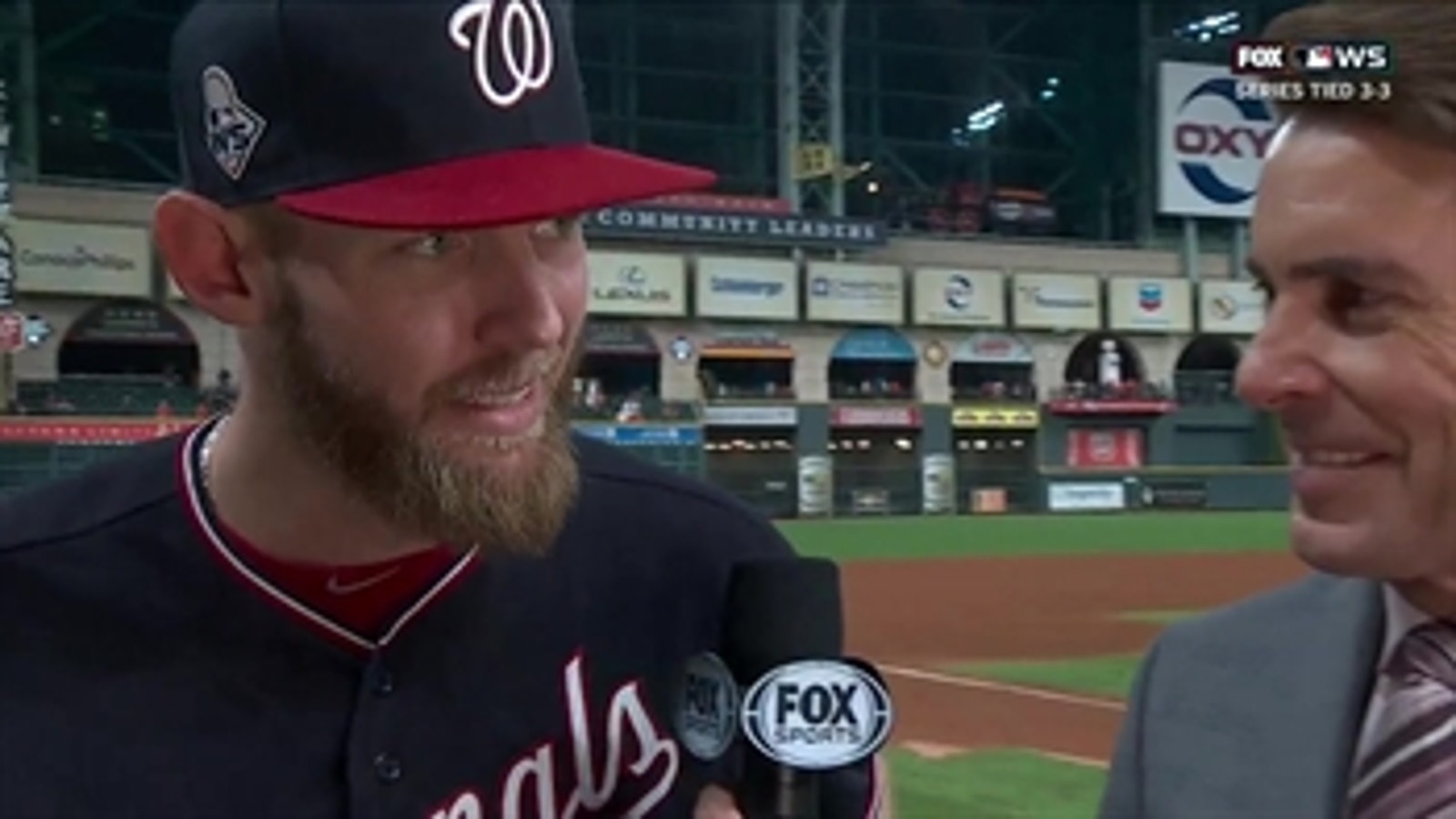 Stephen Strasburg explains key adjustment that helped him win Game 6