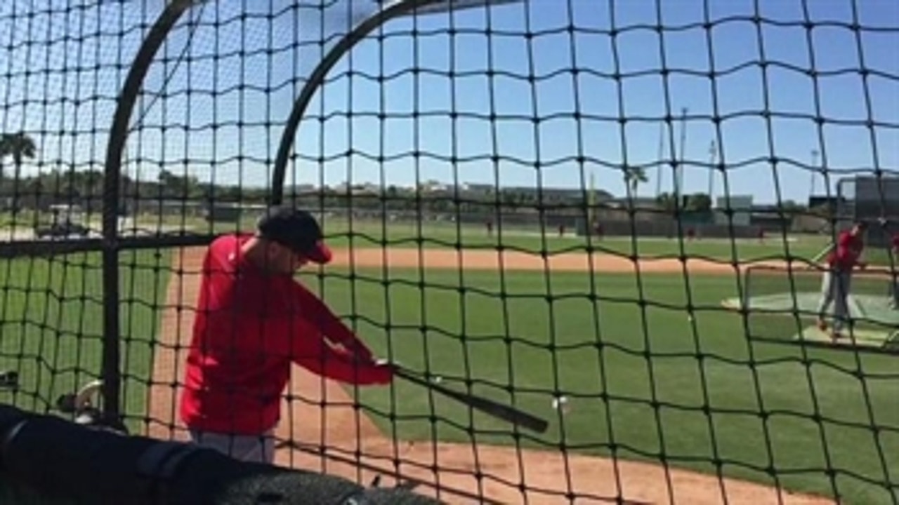 Cardinals BP in slow motion