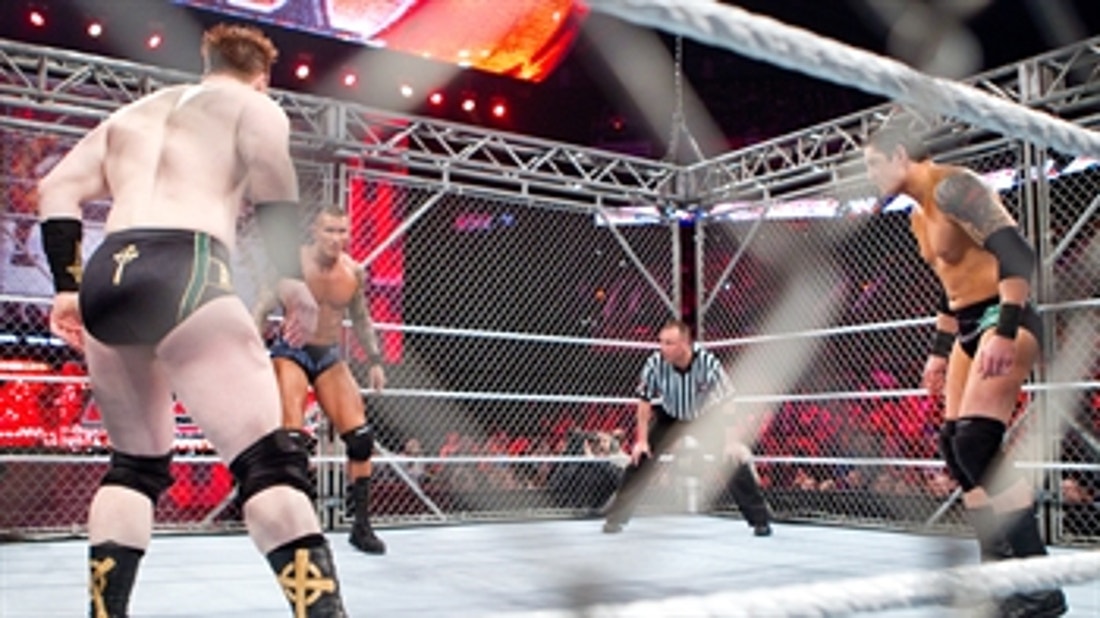 Randy Orton vs. Sheamus vs. Wade Barrett - Triple Threat Steel Cage Match: Raw, Jan. 3, 2011 (Full Match)