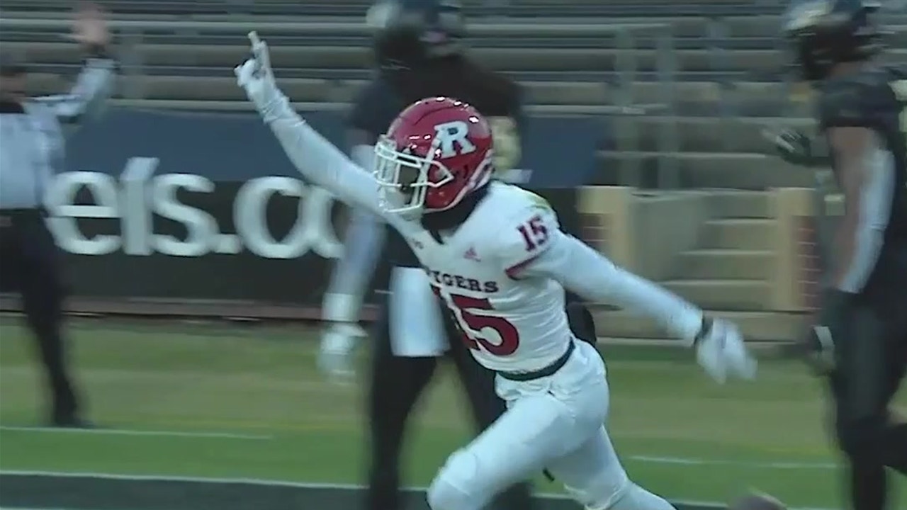 Rutgers' Artur Sitkowski connects with Shameen Jones for second TD, Rutgers up 13-7 on Purdue