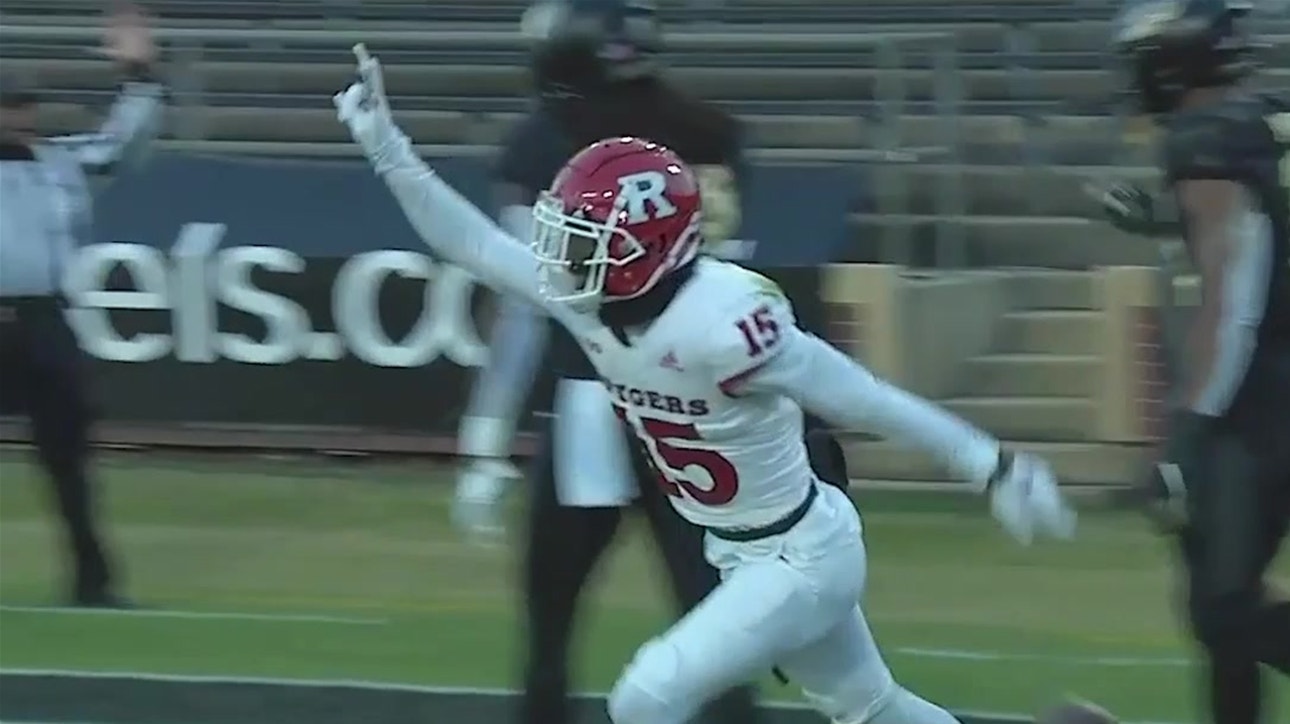 Rutgers' Artur Sitkowski connects with Shameen Jones for second TD, Rutgers up 13-7 on Purdue