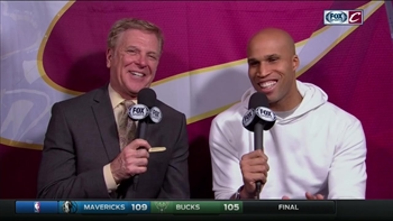 Fred McLeod gets roasted by Richard Jefferson on postgame show