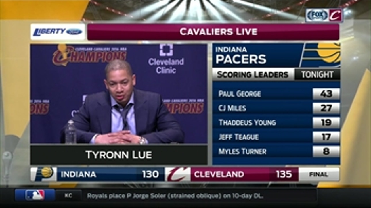 Tyronn Lue downplays argument between LeBron James, Tristan Thompson