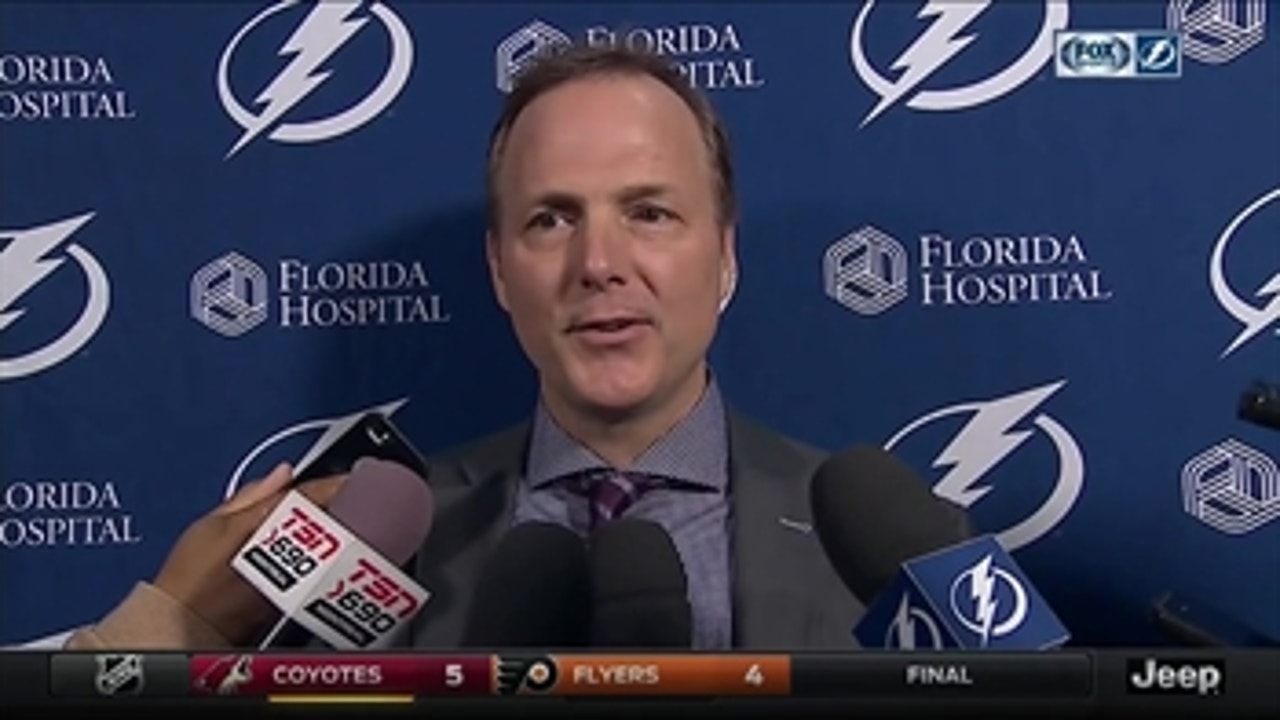 Jon Cooper says special teams was the difference in Lightning loss