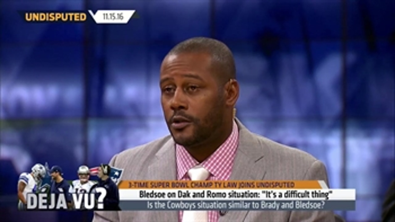 Ty Law says Tony Romo has been 'Bledsoe'd' by Dak Prescott in Dallas ' UNDISPUTED