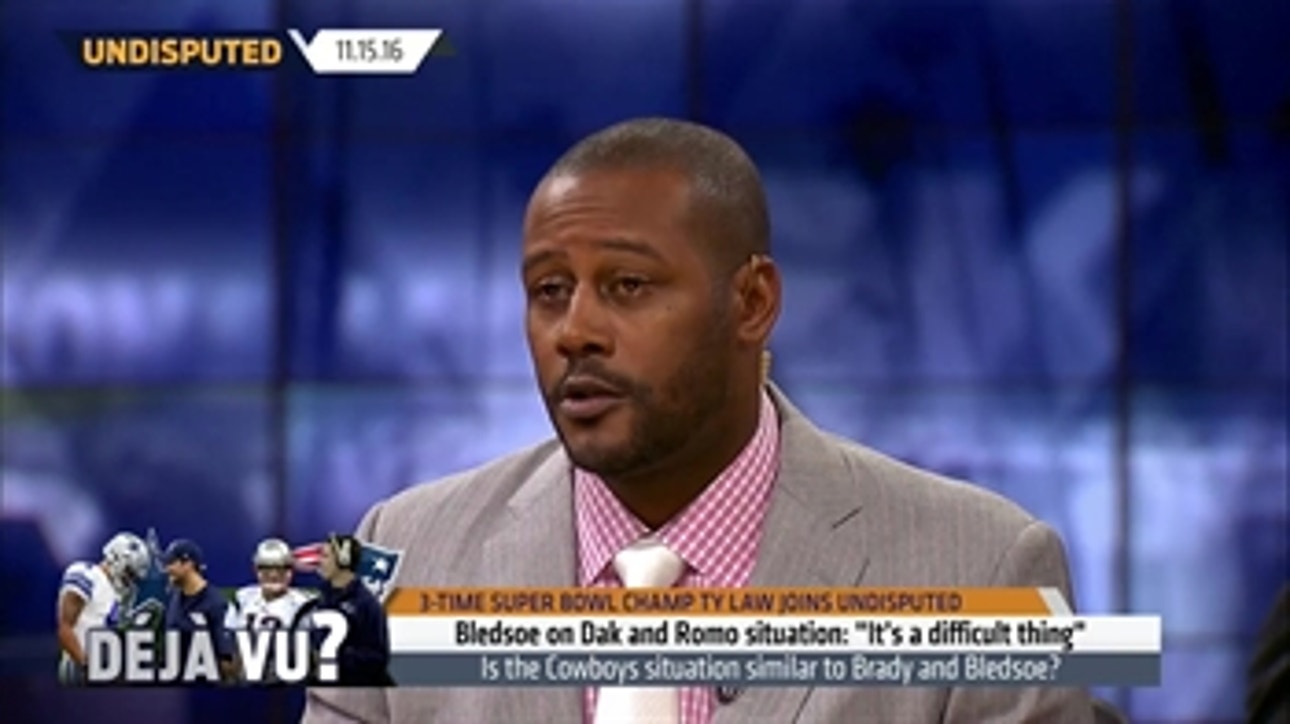 Ty Law says Tony Romo has been 'Bledsoe'd' by Dak Prescott in Dallas ' UNDISPUTED