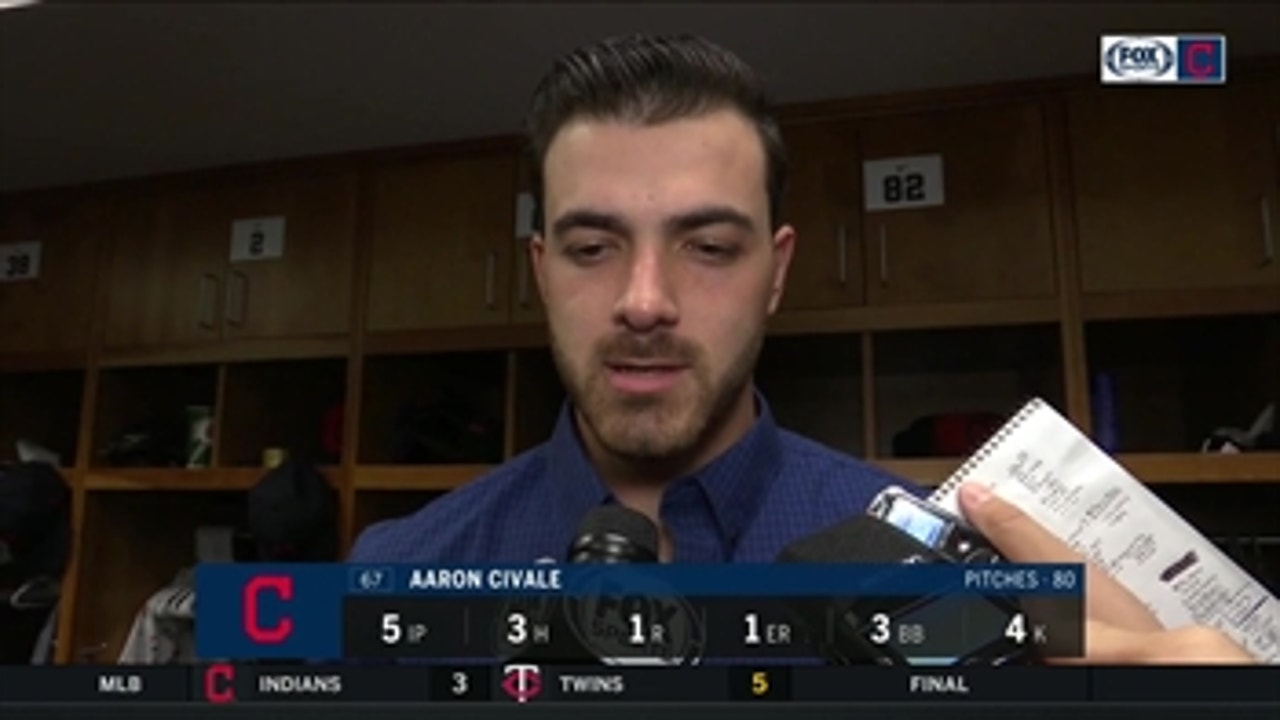 Aaron Civale didn't have his best stuff but still kept his team in the game