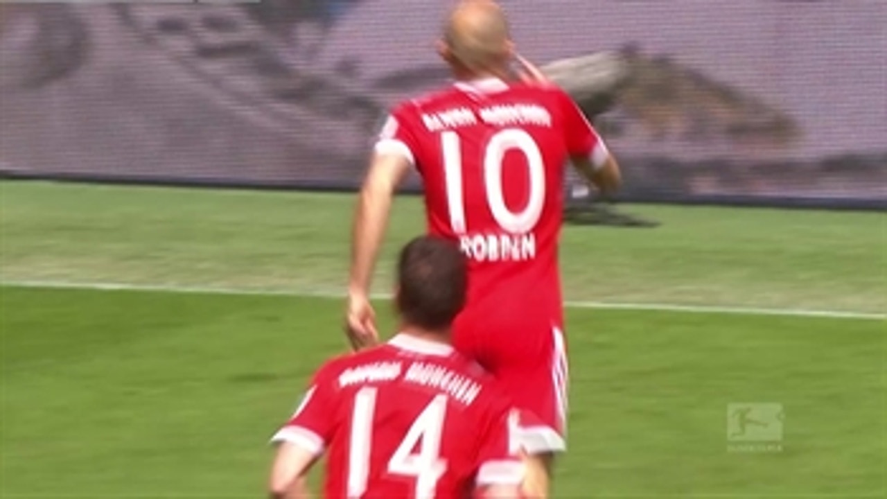 Arjen Robben scores early for Bayern Munich ' 2016-17 Bundesliga Highlights