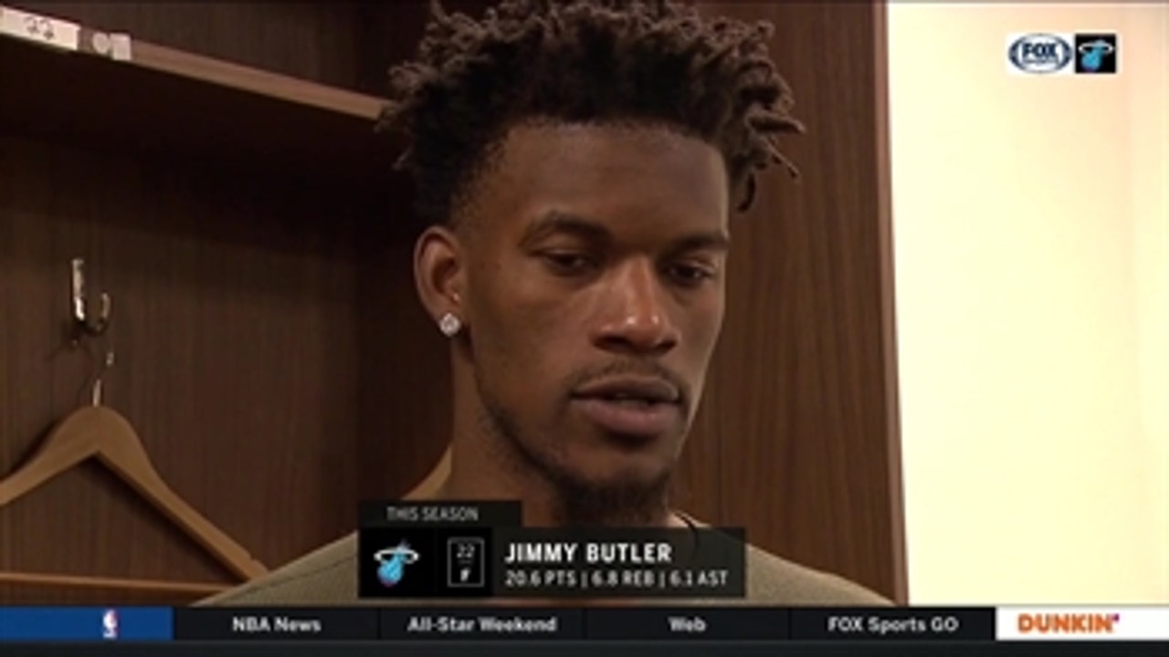 Jimmy Butler discusses where Heat stand heading into the All-Star Break after loss in Utah