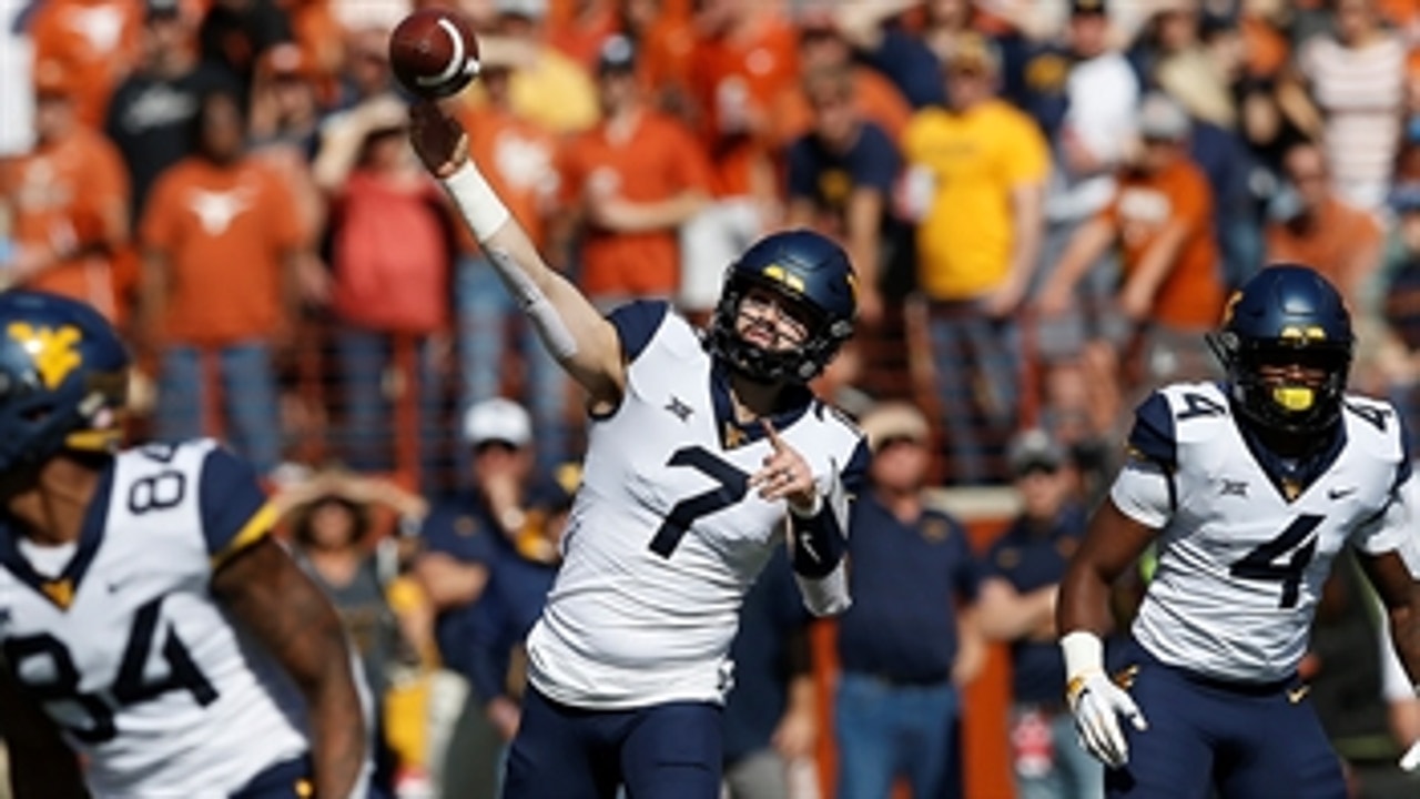Grier's last minute TD pass leads No. 13 West Virginia past No. 17 Texas