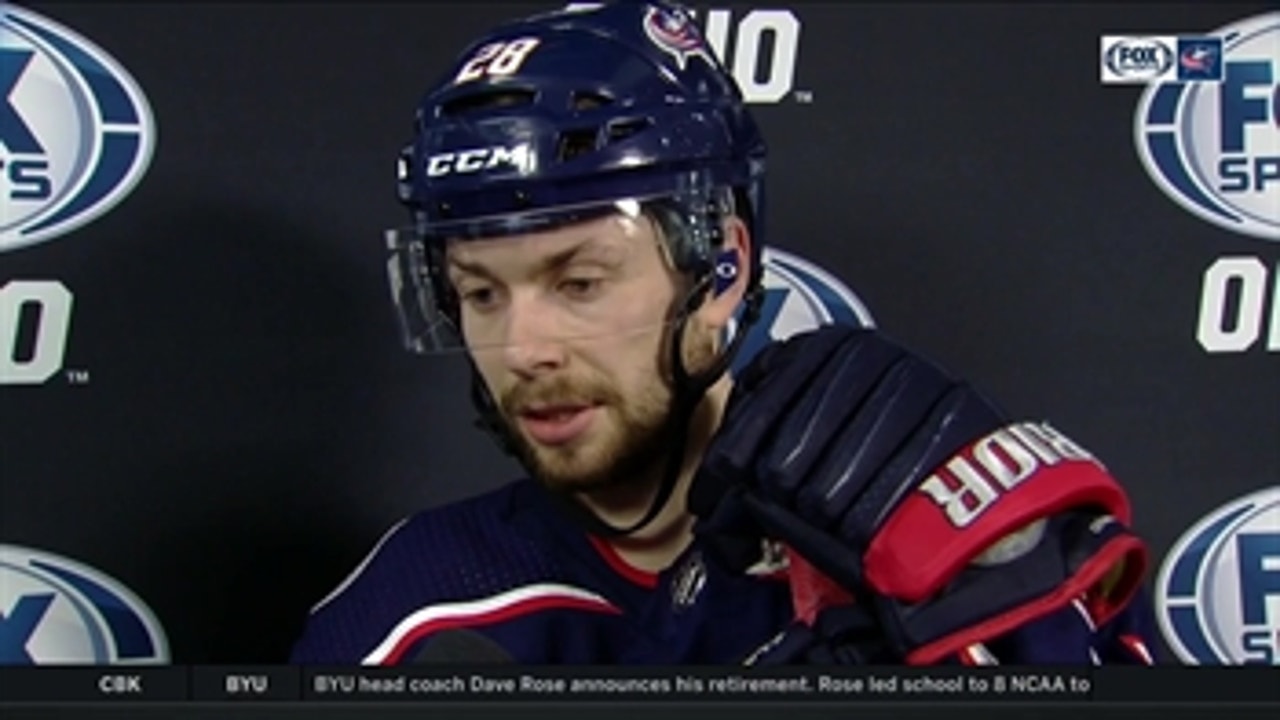 Oliver Bjorkstrand: Blue Jackets stayed aggressive, didn't slow down in 3rd period