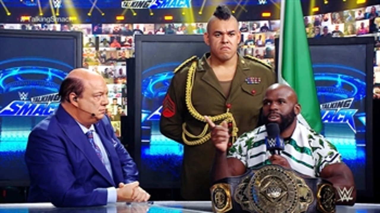 Apollo Crews addresses Aleister Black's involvement in title defense: WWE Talking Smack, May 22, 2021