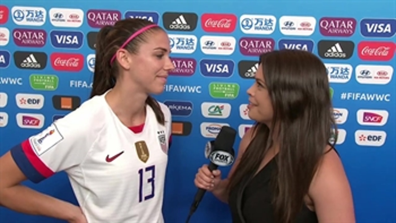 Alex Morgan: It was incredible to see the heart of U.S. team vs Spain