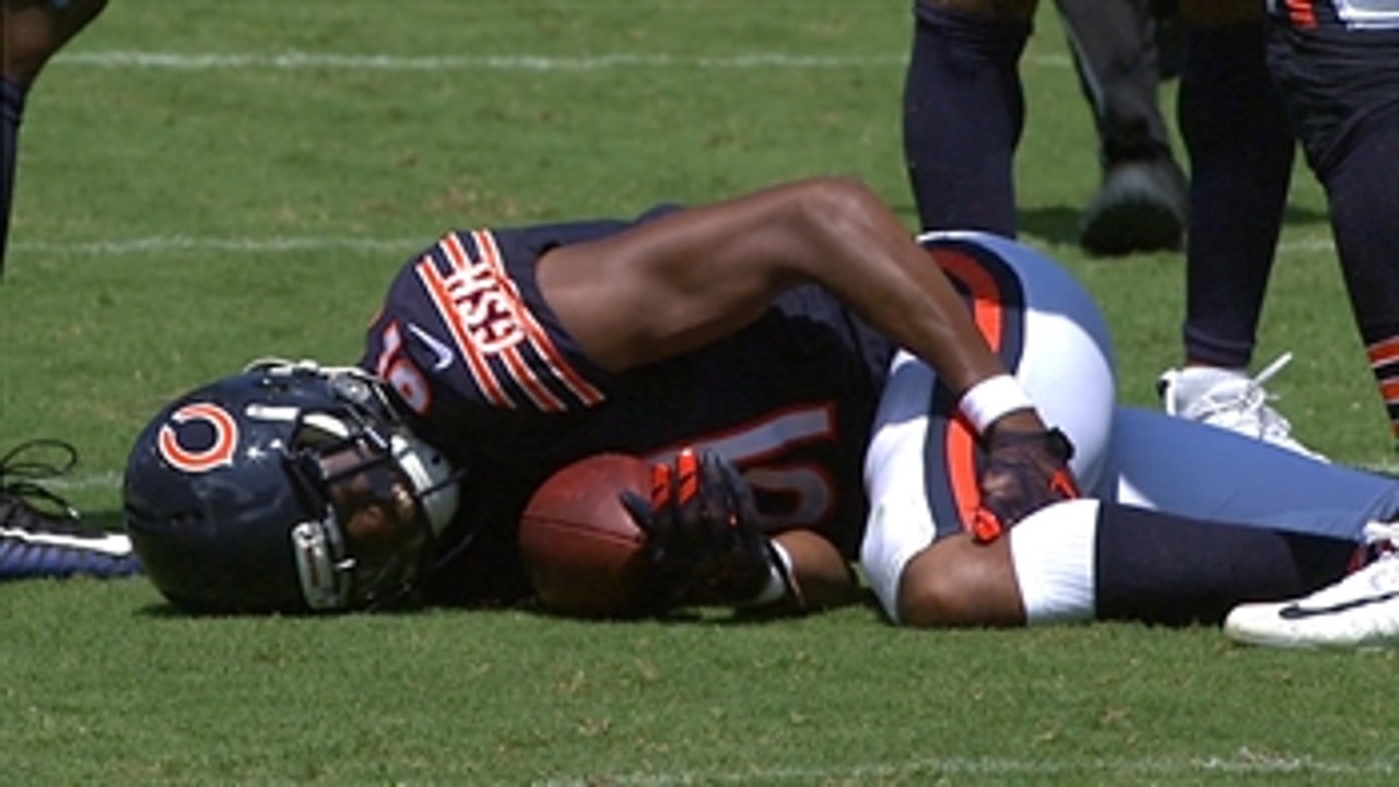 What do the Chicago Bears do after Cameron Meredith's ACL injury?