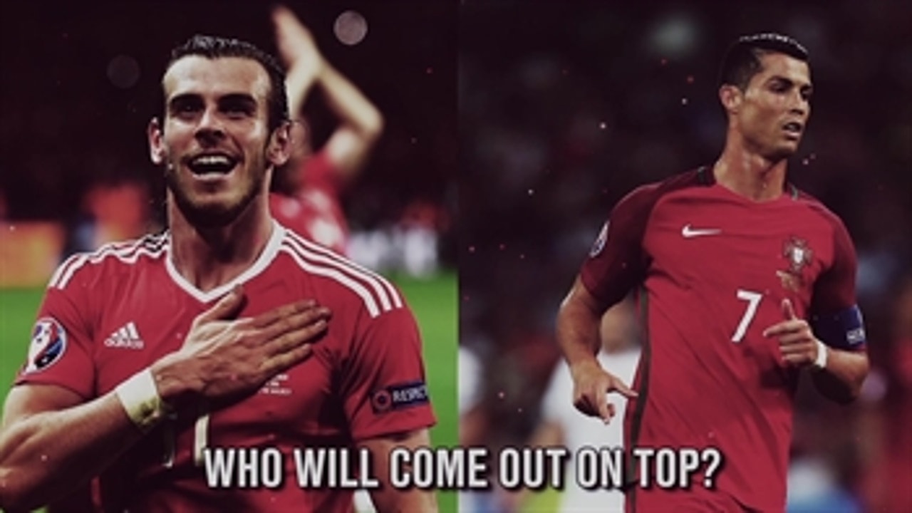 Cristiano Ronaldo and Gareth Bale will face each other in the Euro semifinal