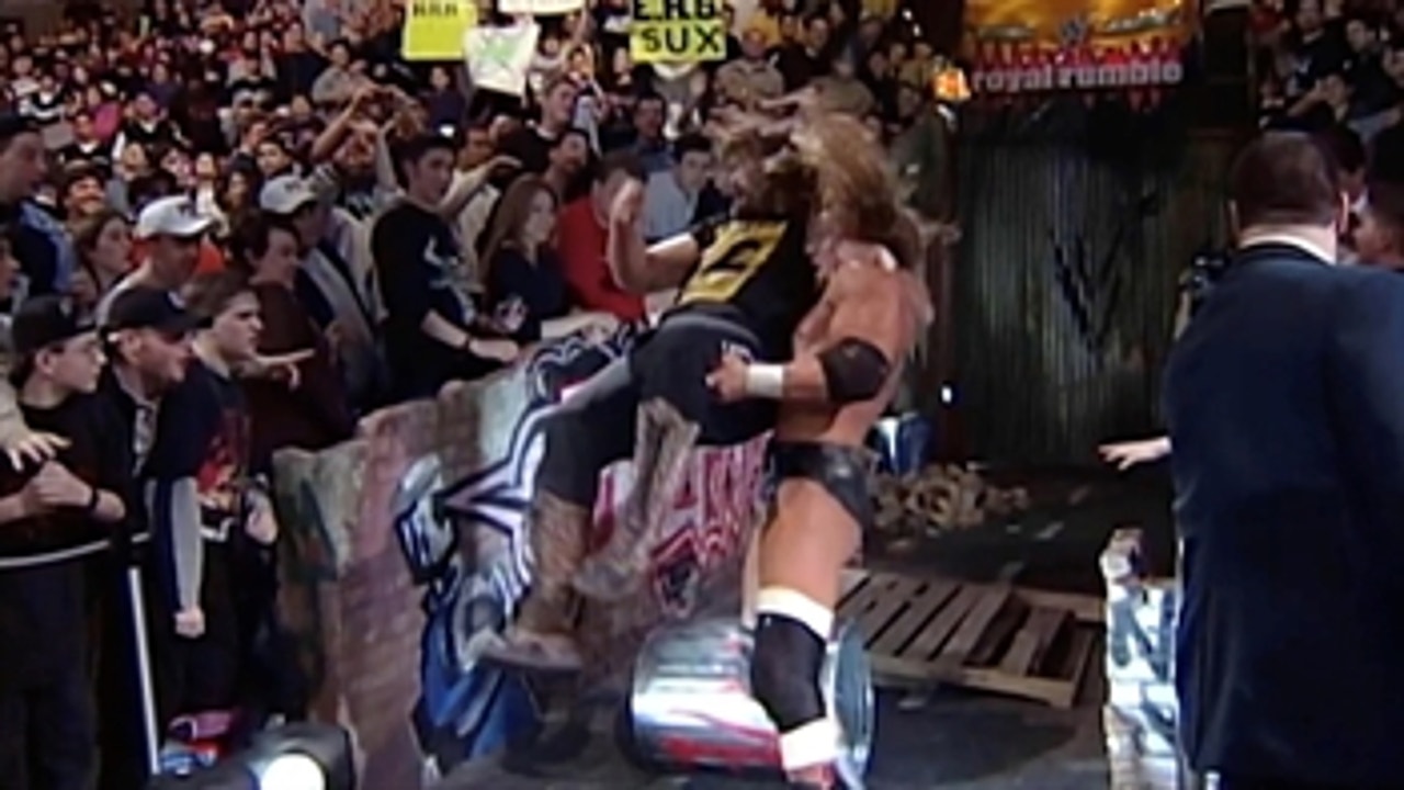 Triple H and Mick Foley reminisce on their legendary street fight at Royal Rumble 2000