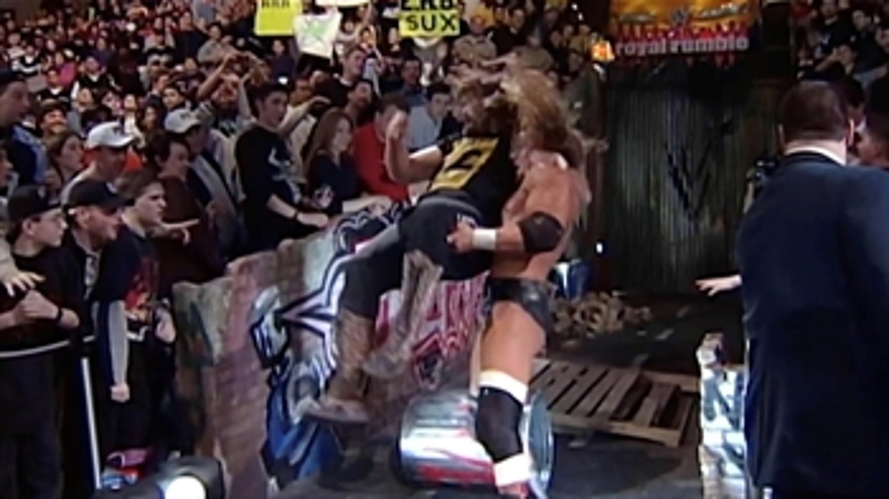 Triple H and Mick Foley reminisce on their legendary street fight at Royal Rumble 2000