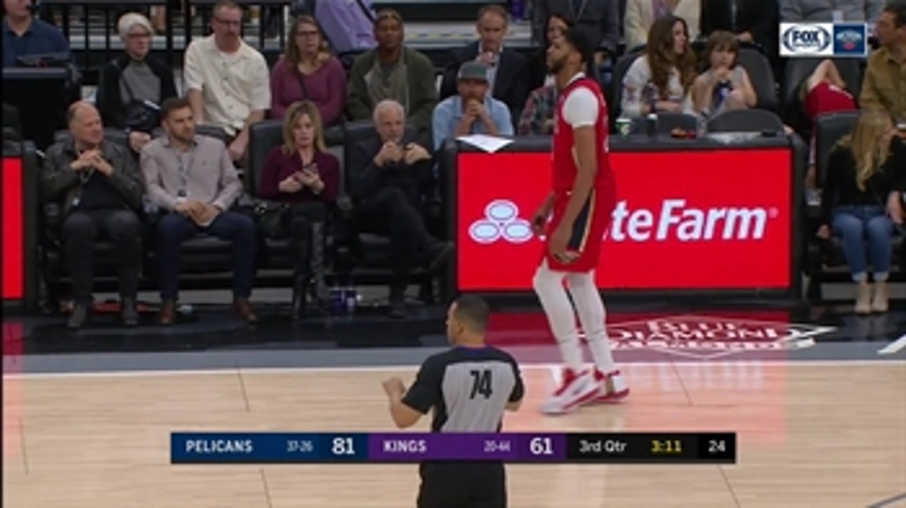 WATCH: Anthony Davis injures ankle in Pelicans win over Kings
