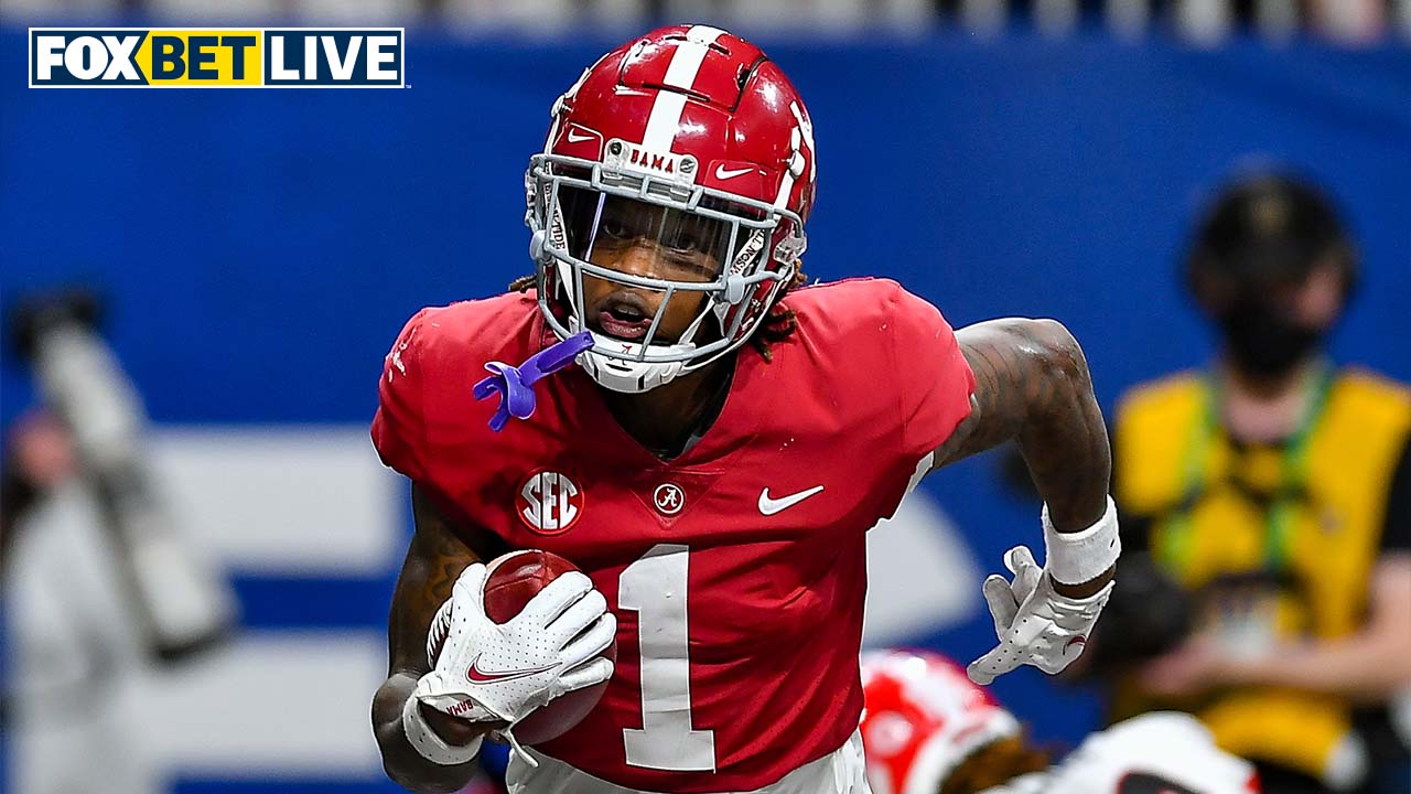 Geoff Schwartz on why Georgia will hold Alabama WR Jameson Williams to under 102.5 yards in the national championship I Fox Bet Live