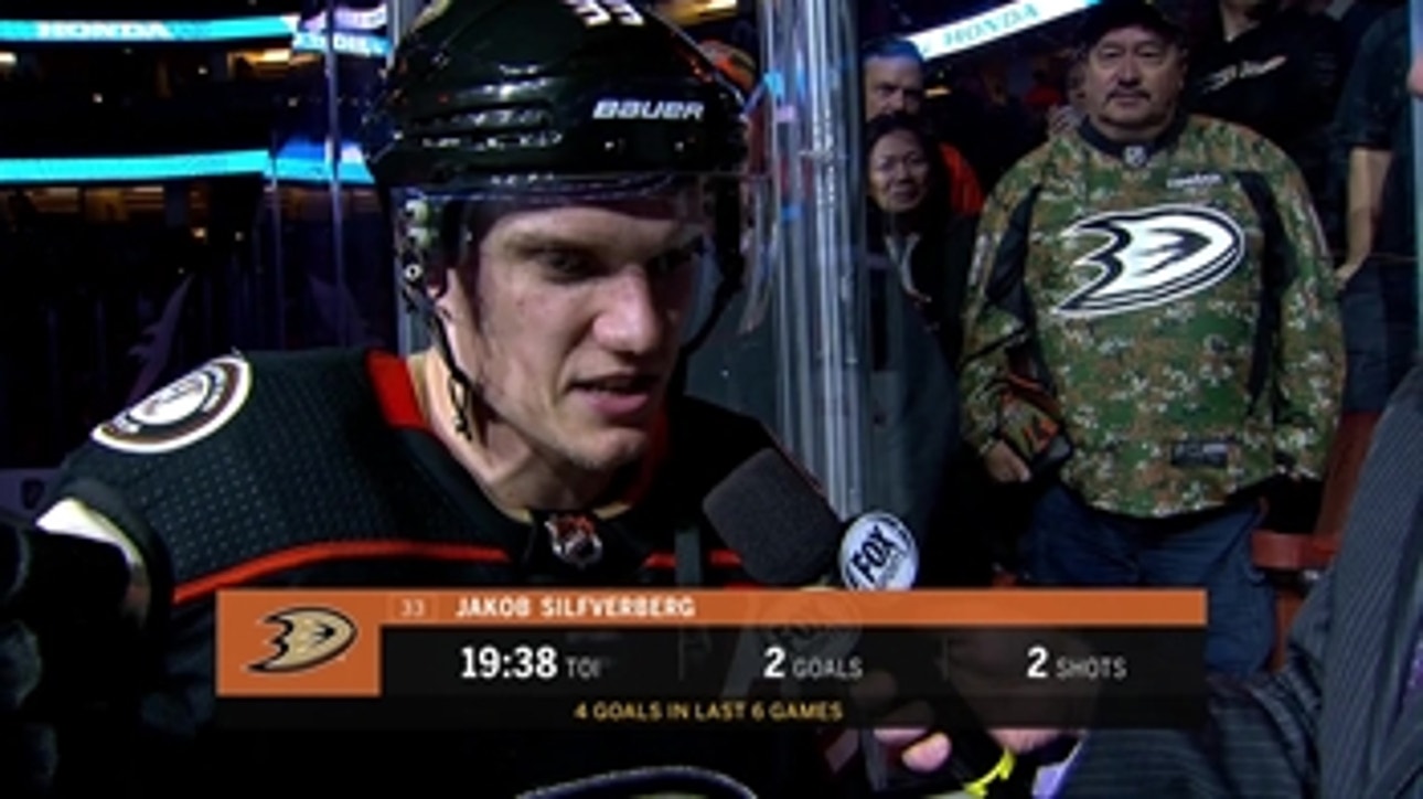 Jakob Silfverberg on the Duck's dominant power play performance