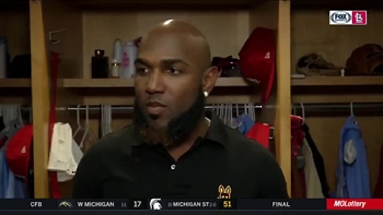 Ozuna on his big homer: 'I was just ready to swing'