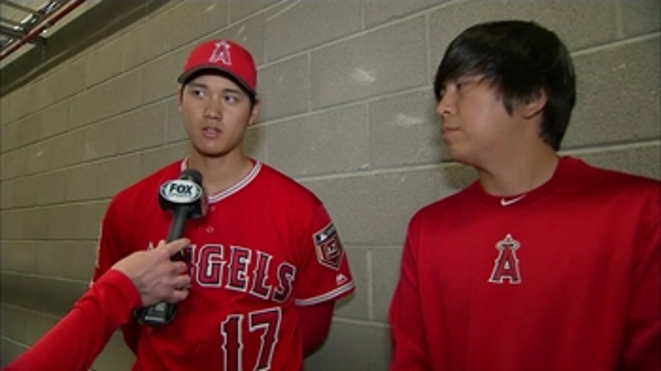 Shohei Ohtani on Tuesday's performance