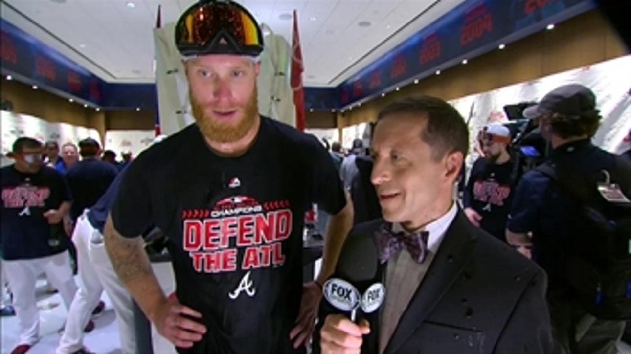 Mike Foltynewicz on almost throwing no-hitter during NL East clincher