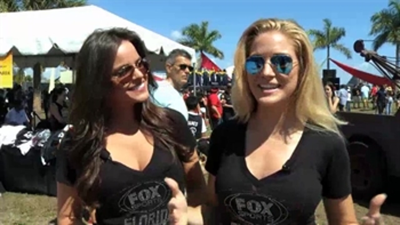 FOX Sports Florida Girls get in the fun at the 2014 Miami Heat Family Festival