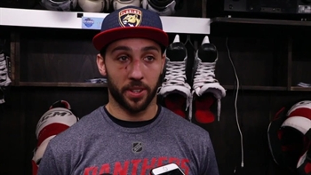 Vincent Trocheck doing his best to acclimate to the time change in Finland