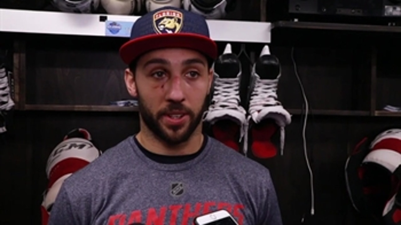 Vincent Trocheck doing his best to acclimate to the time change in Finland