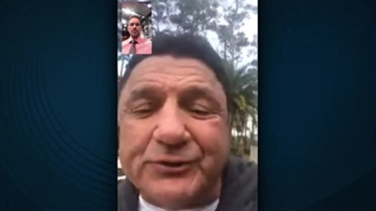 Coach O talks with Matt Leinart ahead of LSU's College Football Playoff clash
