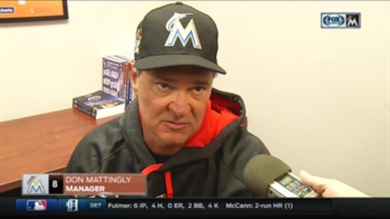 Don Mattingly says weather wasn't a problem in win over Mets