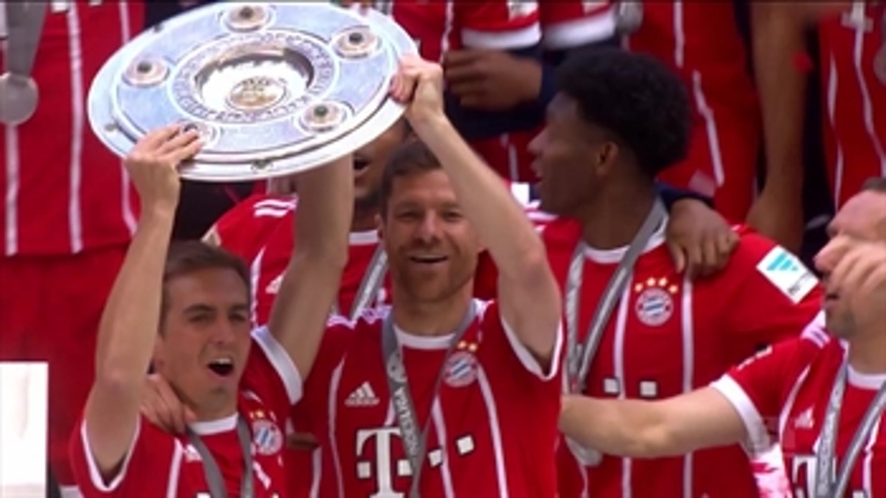 Bayern Munich celebrates their 5th consecutive Bundesliga title win ' 2016-17 Bundesliga Highlights