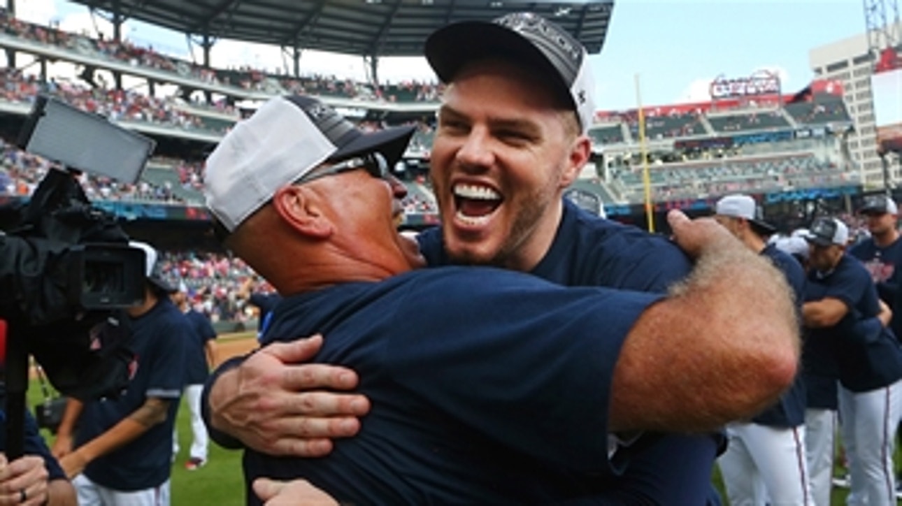 Freddie Freeman on NL East title: 'We've still got three more celebrations to go'