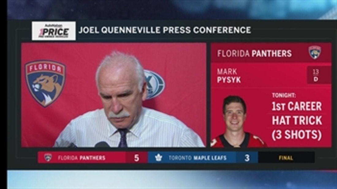 Coach Q breaks down Panthers' come-from-behind road win, Mark Pysyk's career night