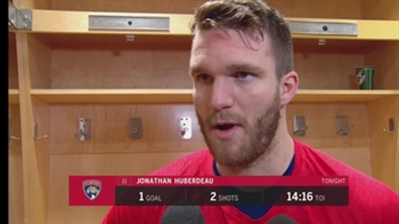 Jonathan Huberdeau: 'We didn't panic; that's our team'