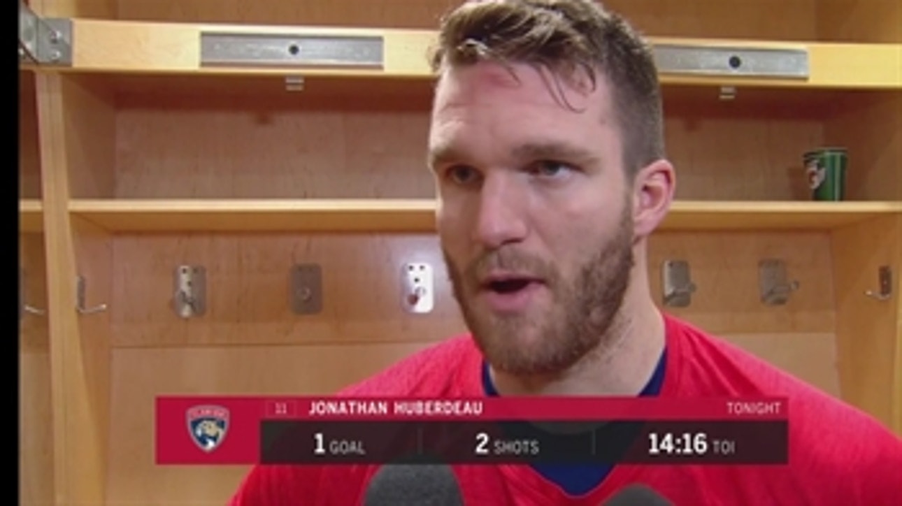 Jonathan Huberdeau: 'We didn't panic; that's our team'