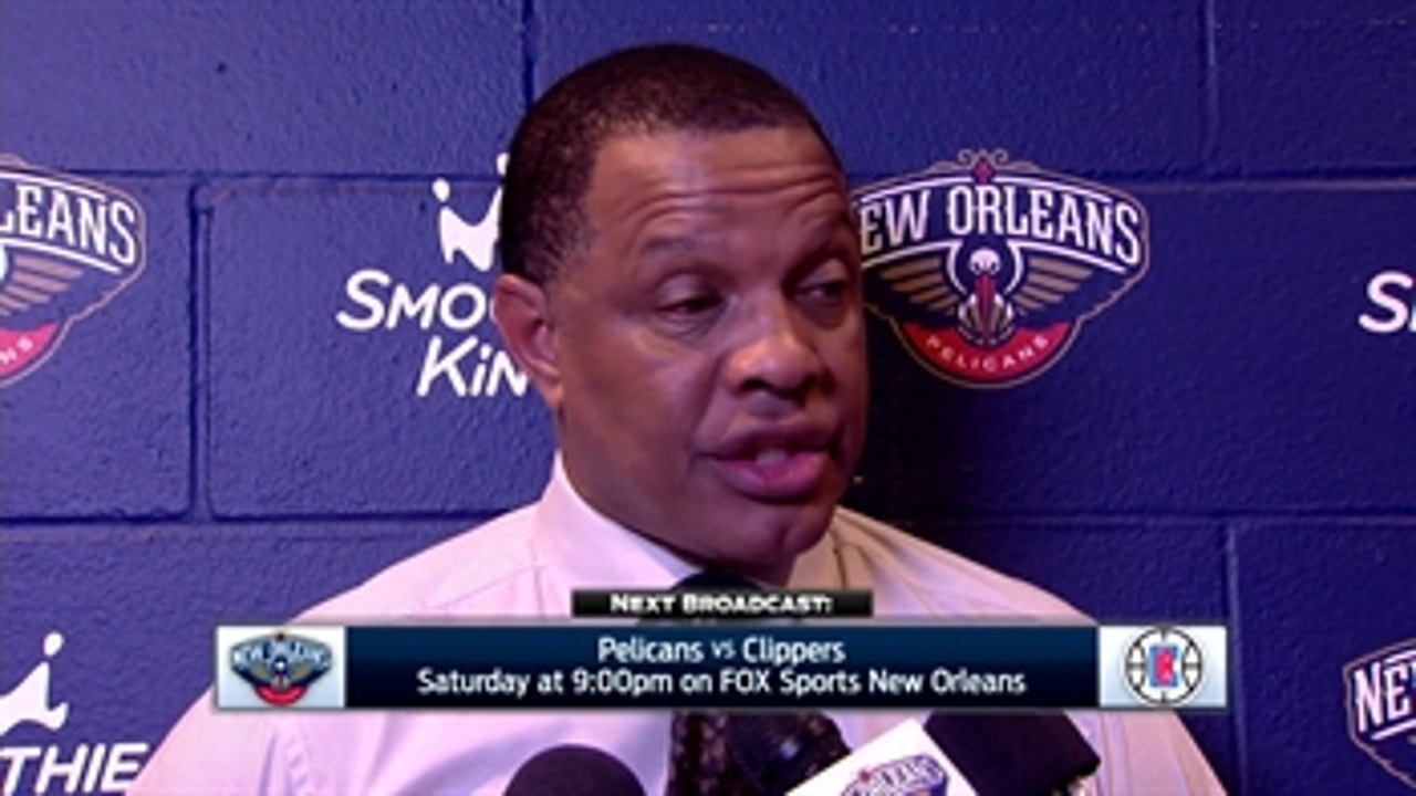 Alvin Gentry on making corrections after loss to 76ers