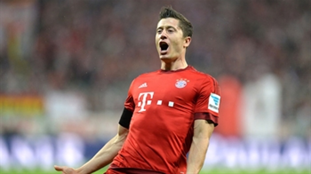 Lewandowski strike gives Bayern Munich 2-1 advantage vs. Wolfsburg - 2015-16 Bundesliga Highlights