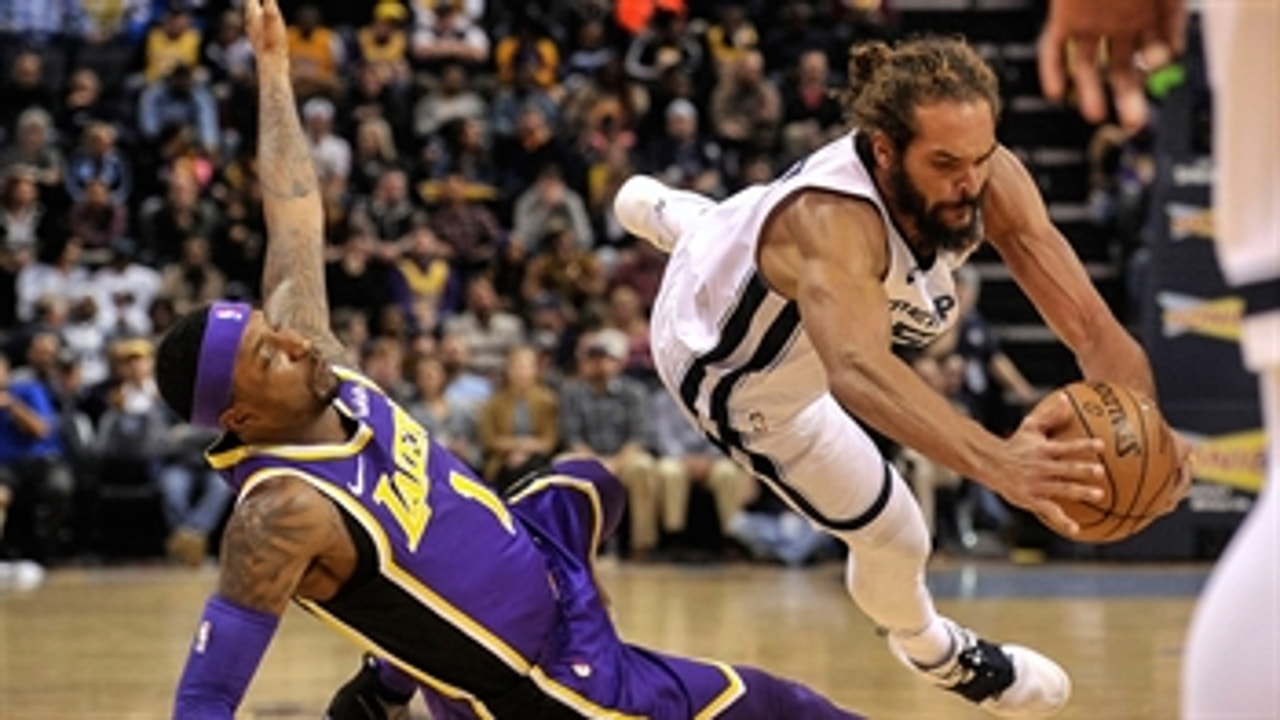 Joakim Noah provides spark in Grizzlies' win over Lakers