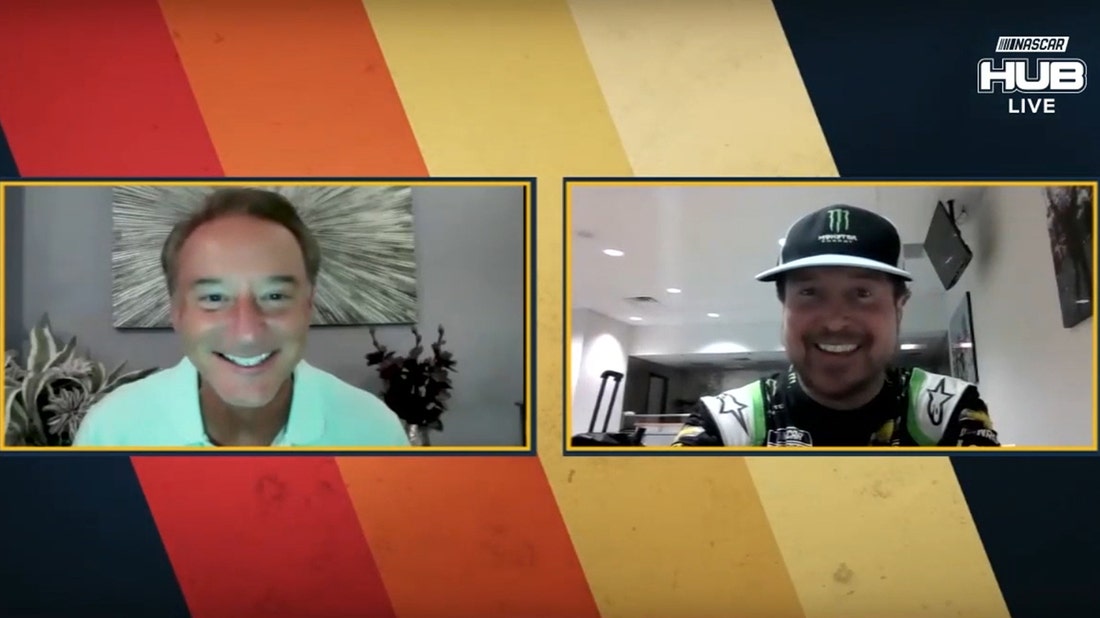 NASCAR Race Hub: Kurt Busch chats with Vince Welch on his first Las Vegas career win
