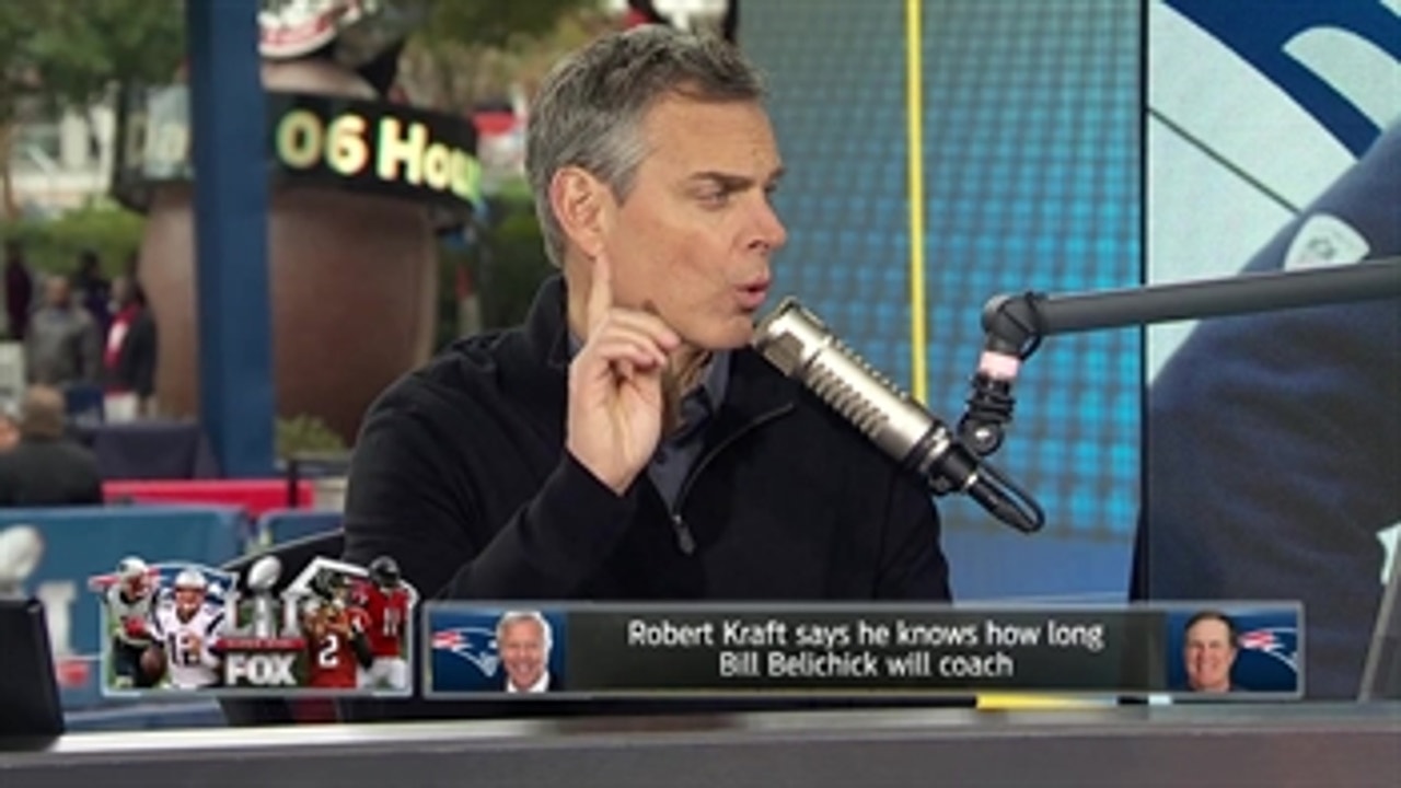 Robert Kraft says he knows when Belichick will retire - Colin reacts ' THE HERD