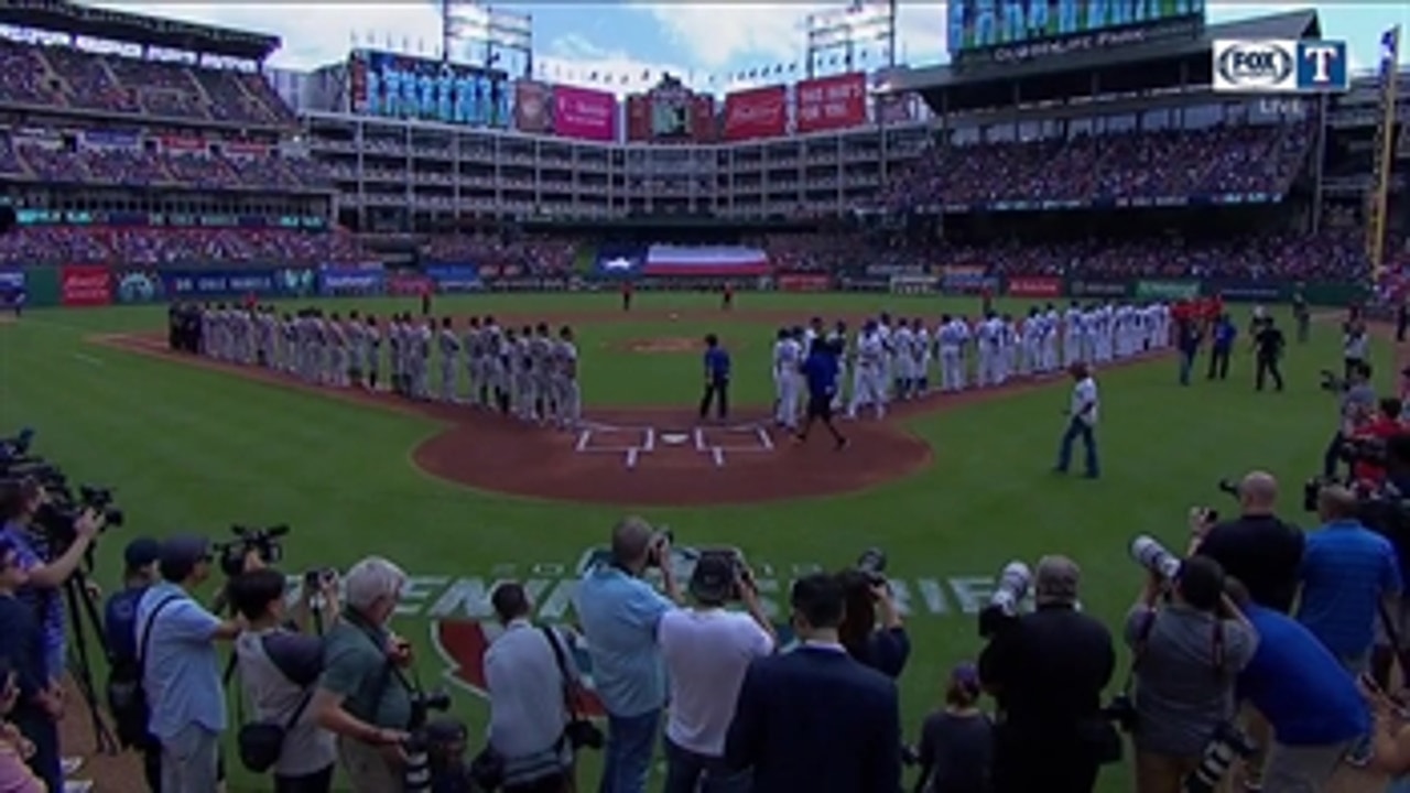 Texas Rangers Starting Lineup on Opening Day
