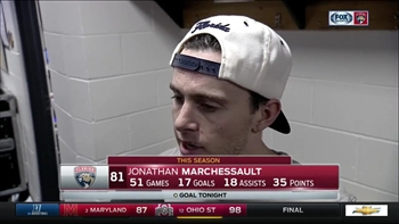 Jonathan Marchessault says Panthers never stopped battling